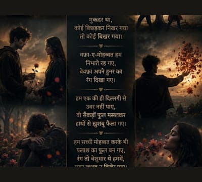 koi-bichhadkar-nikhar-gaya-sad-shayari